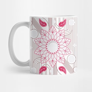 Art Deco Sunflower Mug